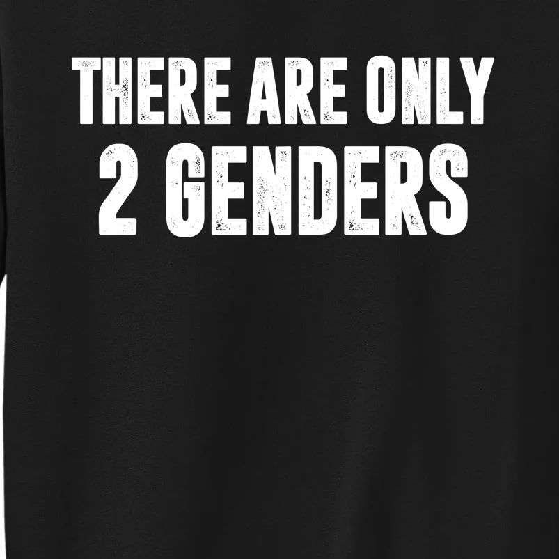 There Are Only 2 Genders Tall Sweatshirt