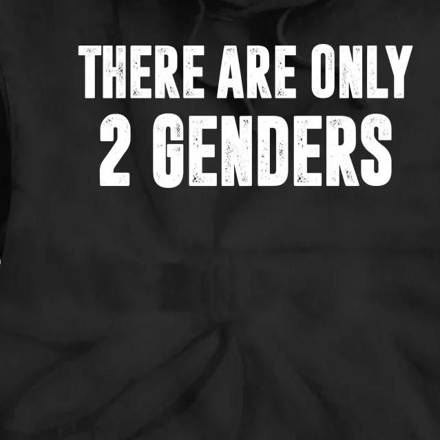 There Are Only 2 Genders Tie Dye Hoodie