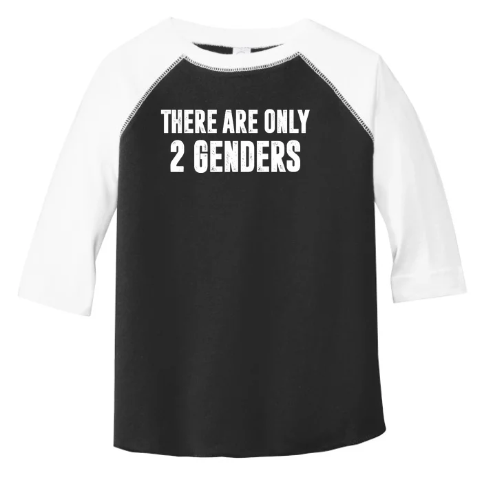 There Are Only 2 Genders Toddler Fine Jersey T-Shirt