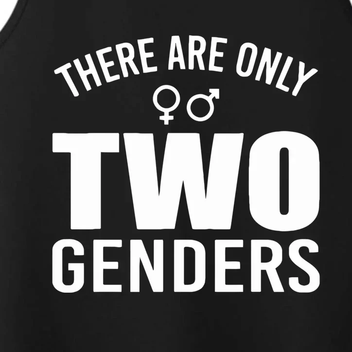 There Are Only Two Genders Gender Performance Tank