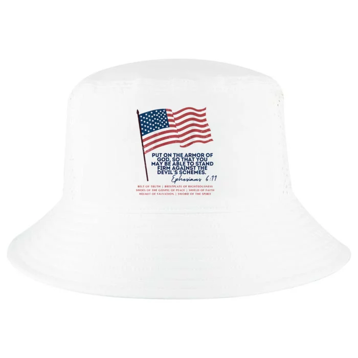 Trump Armour Of God Ephesians 611 Cool Comfort Performance Bucket Hat