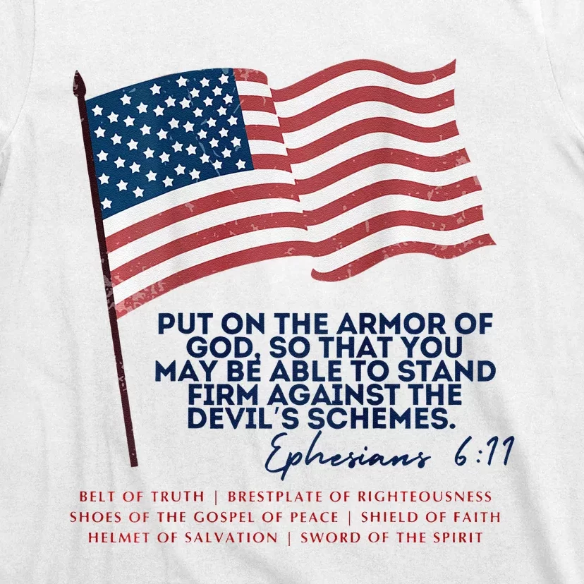 Trump Armour Of God Ephesians 611 T-Shirt