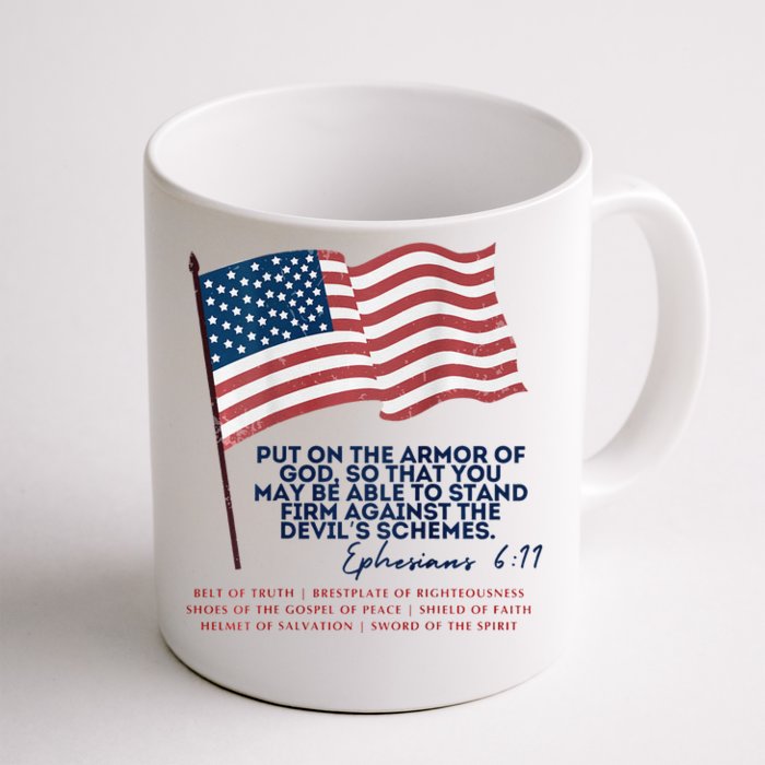 Trump Armour Of God Ephesians 611 Front & Back Coffee Mug