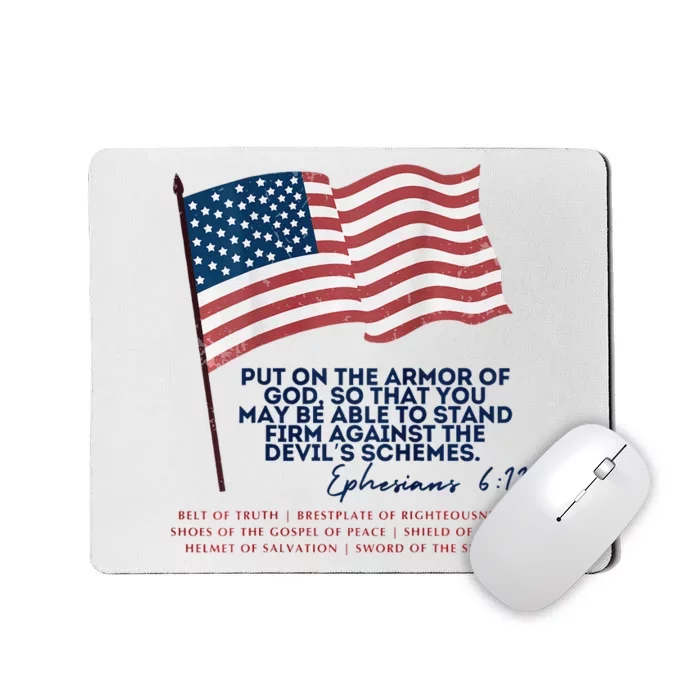 Trump Armour Of God Ephesians 611 Mousepad