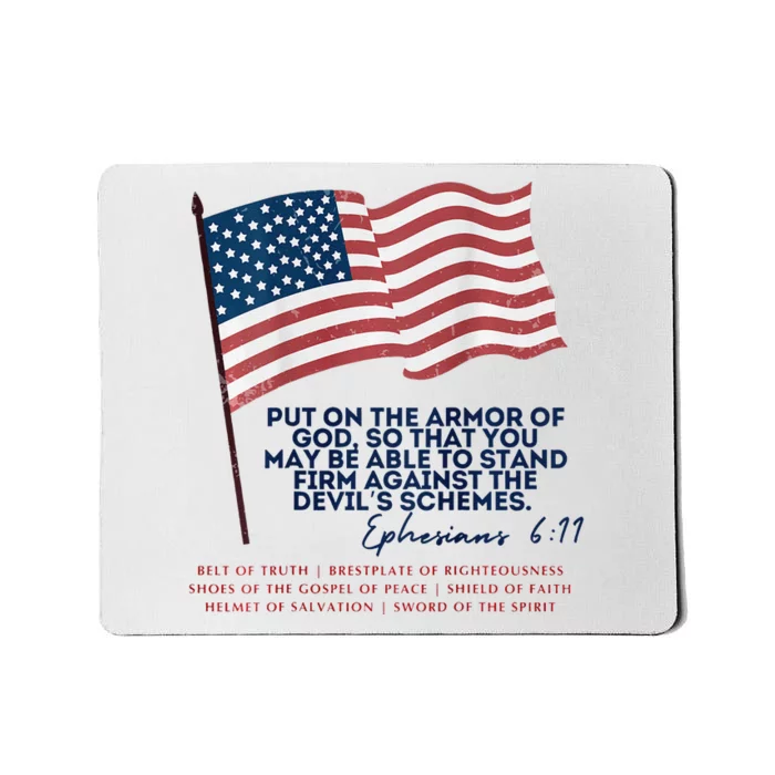 Trump Armour Of God Ephesians 611 Mousepad