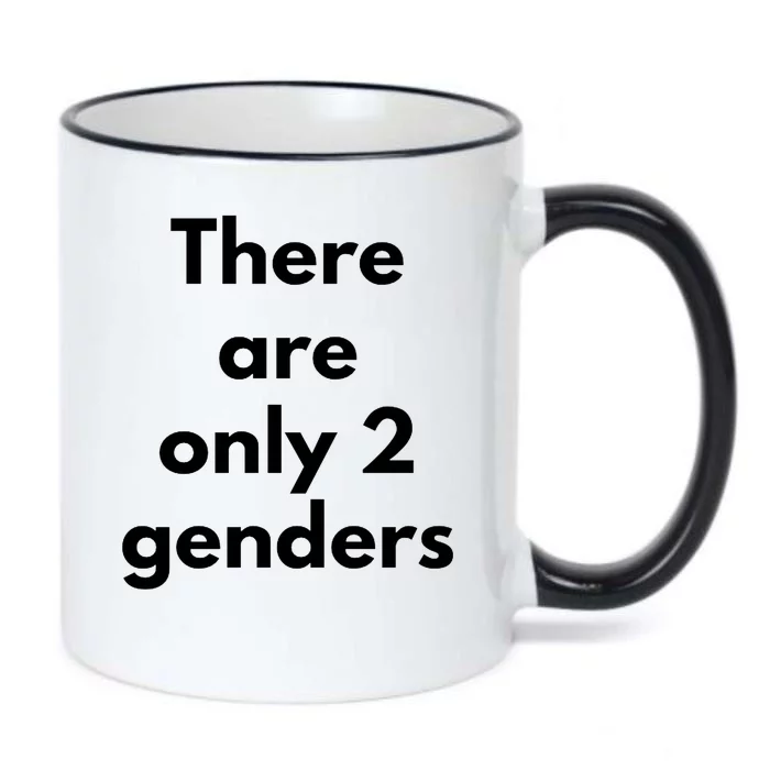 There Are Only 2 Genders Black Color Changing Mug