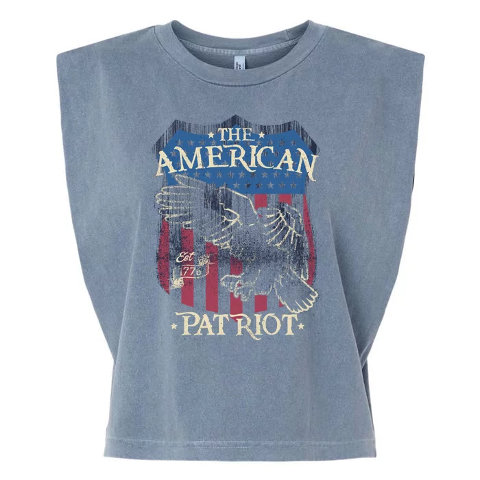 The American Patriot 1776 Garment-Dyed Women's Muscle Tee