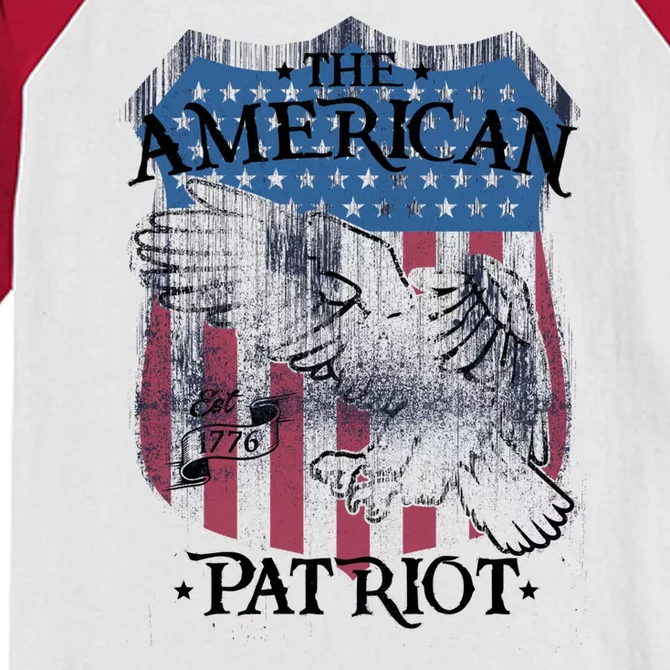 The American Patriot 1776 Kids Colorblock Raglan Jersey