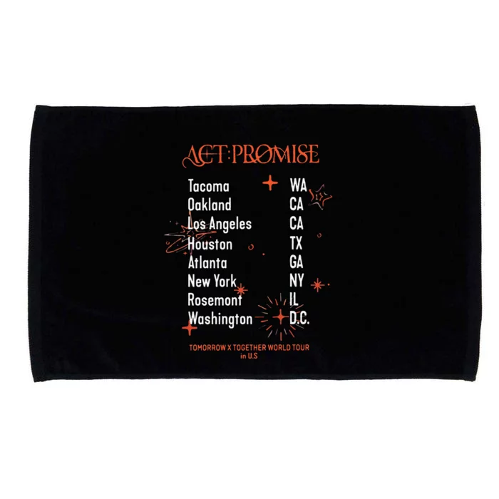 Txt Act Promise Microfiber Hand Towel