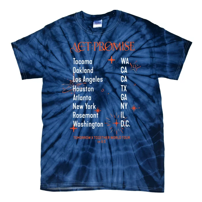 Txt Act Promise Tie-Dye T-Shirt