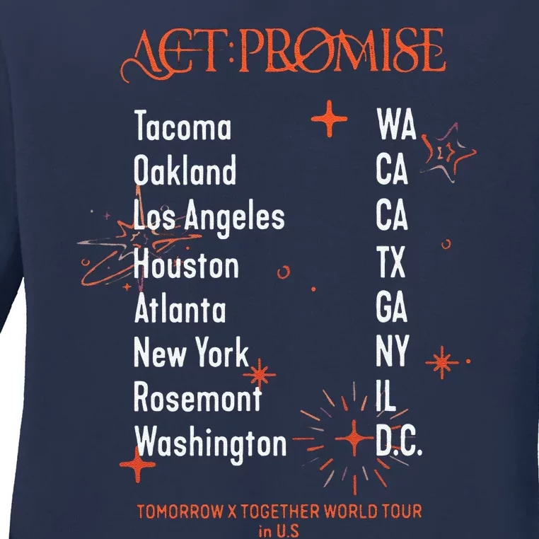 Txt Act Promise Ladies Long Sleeve Shirt