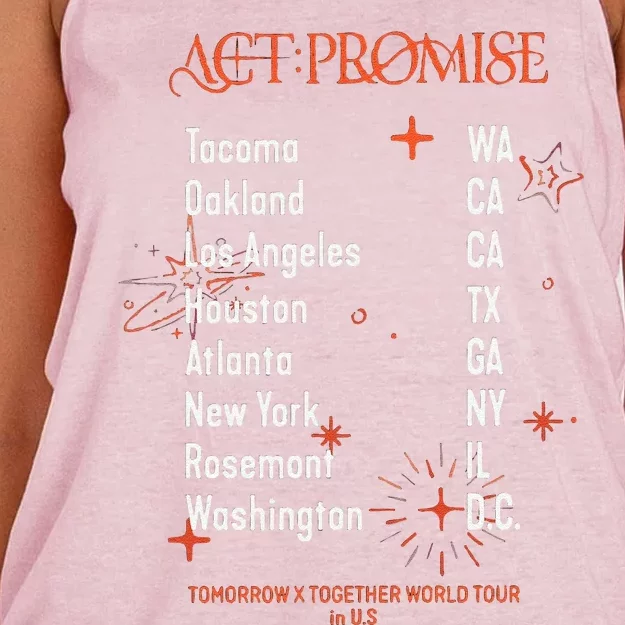 Txt Act Promise Women's Knotted Racerback Tank