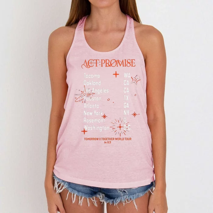 Txt Act Promise Women's Knotted Racerback Tank