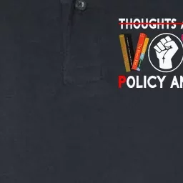 Thoughts And Prayers Vote Policy And Change Equality Rights Softstyle Adult Sport Polo