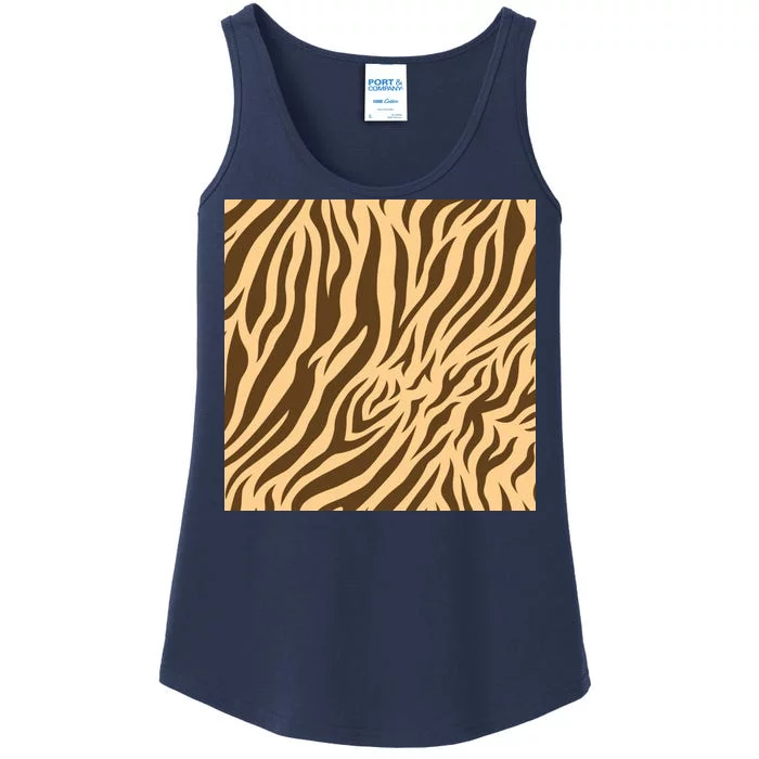 Tiger Animal Print Ladies Essential Tank