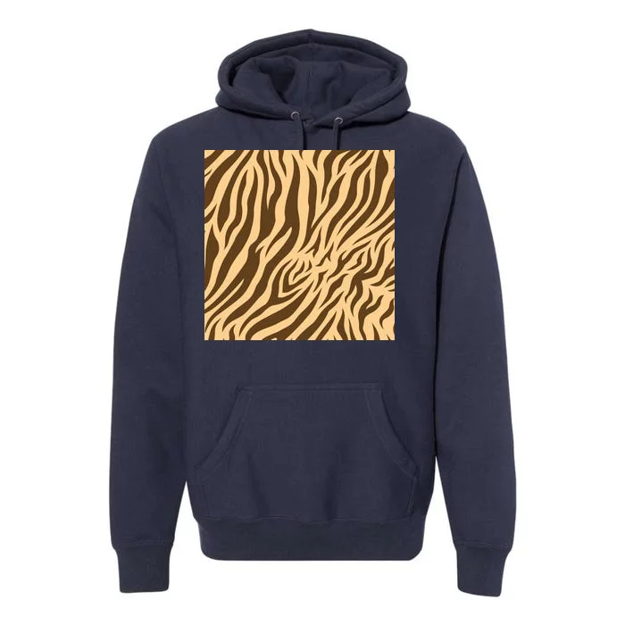 Tiger Animal Print Premium Hoodie