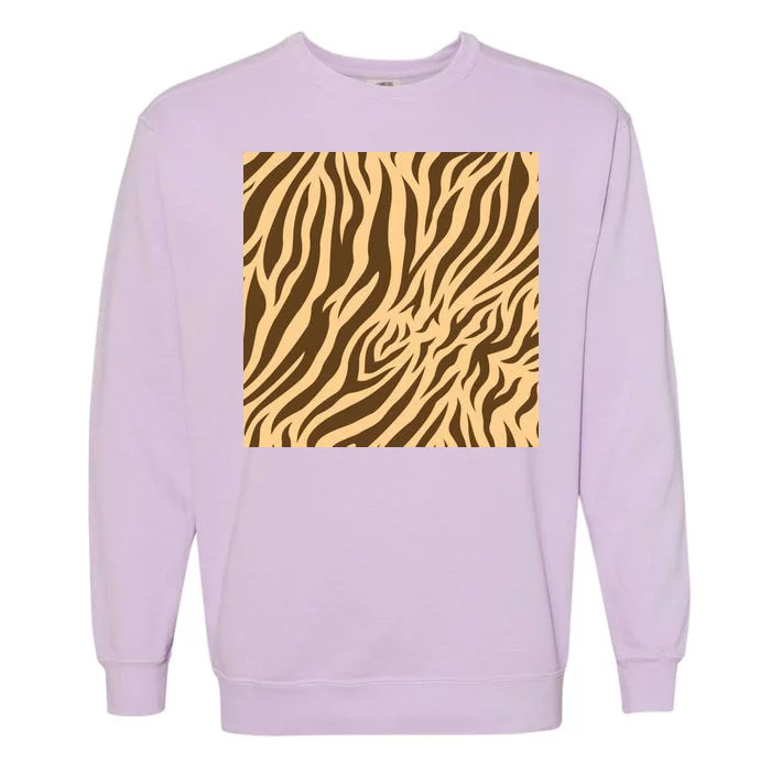 Tiger Animal Print Garment-Dyed Sweatshirt