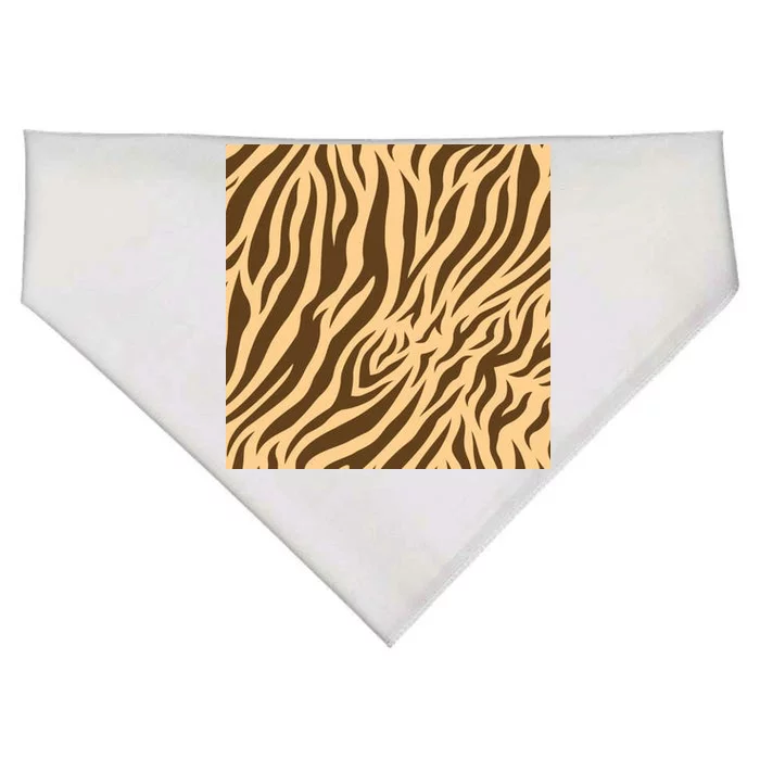 Tiger Animal Print USA-Made Doggie Bandana