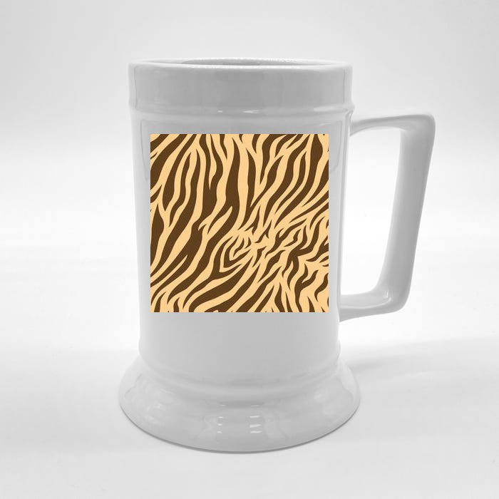 Tiger Animal Print Front & Back Beer Stein