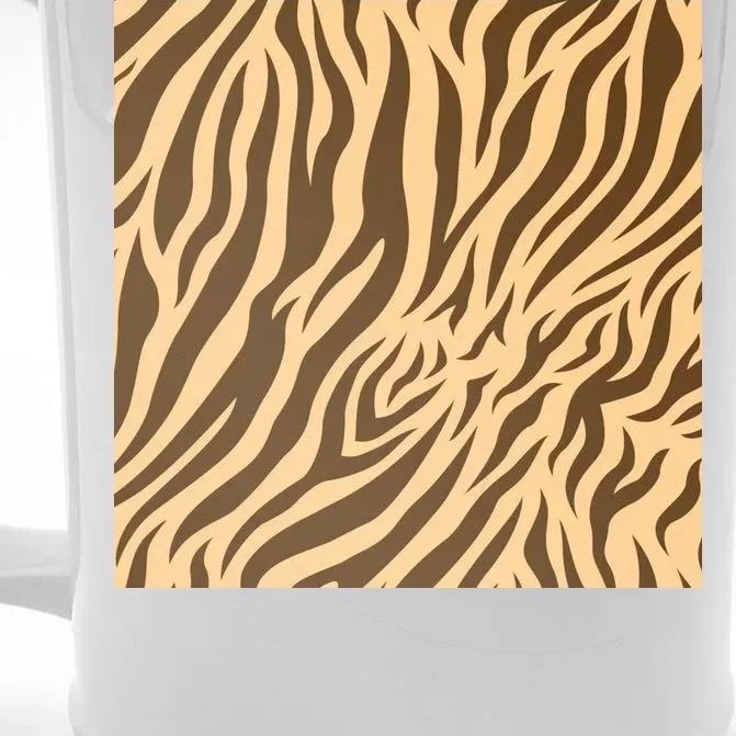 Tiger Animal Print Front & Back Beer Stein