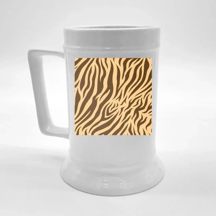 Tiger Animal Print Front & Back Beer Stein