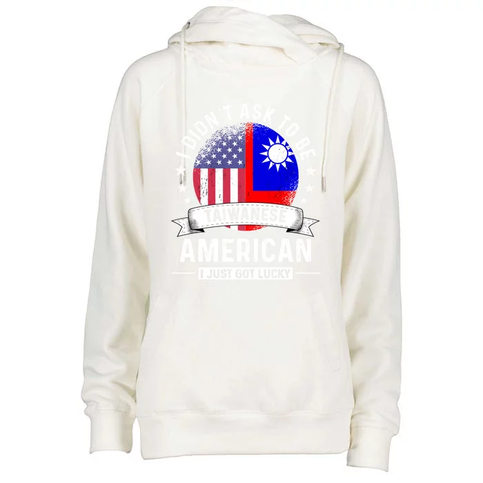 Taiwanese American Patriot Grown Funny Humor Flag Gift Womens Funnel Neck Pullover Hood