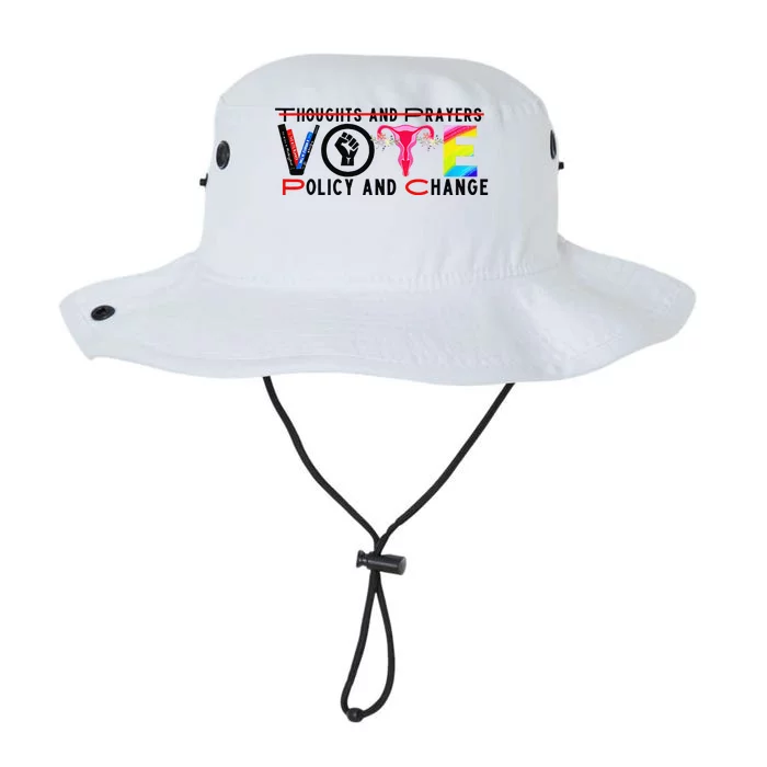 Thoughts And Prayers Vote Policy And Change Equality Rights Legacy Cool Fit Booney Bucket Hat