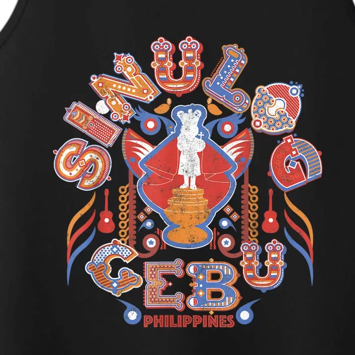 Travel Asia Philippines Sinulog Cebu Vacation Souvenir Performance Tank