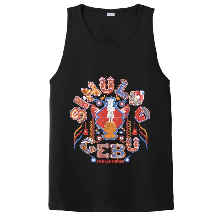 Travel Asia Philippines Sinulog Cebu Vacation Souvenir Performance Tank