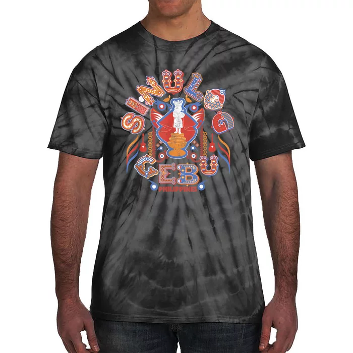 Travel Asia Philippines Sinulog Cebu Vacation Souvenir Tie-Dye T-Shirt