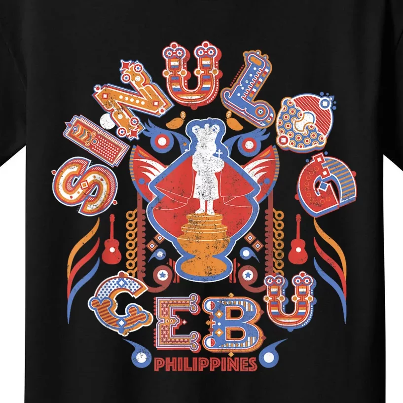 Travel Asia Philippines Sinulog Cebu Vacation Souvenir Kids T-Shirt