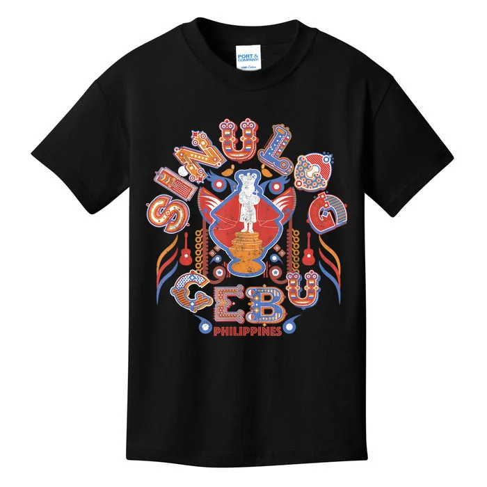 Travel Asia Philippines Sinulog Cebu Vacation Souvenir Kids T-Shirt