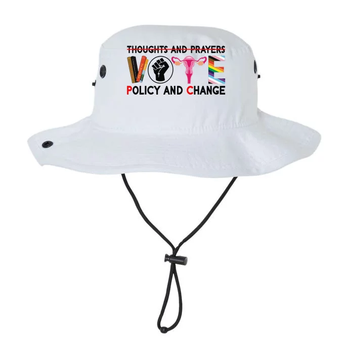 Thoughts And Prayers Vote Policy And Change Equality Rights Legacy Cool Fit Booney Bucket Hat