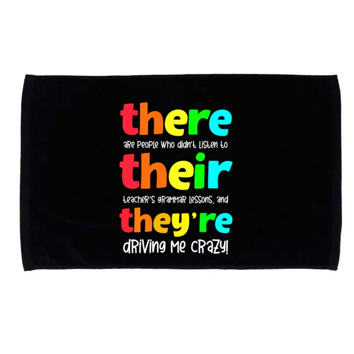 There Are People Who Didn't Listen To Their Teachers Grammar Microfiber Hand Towel