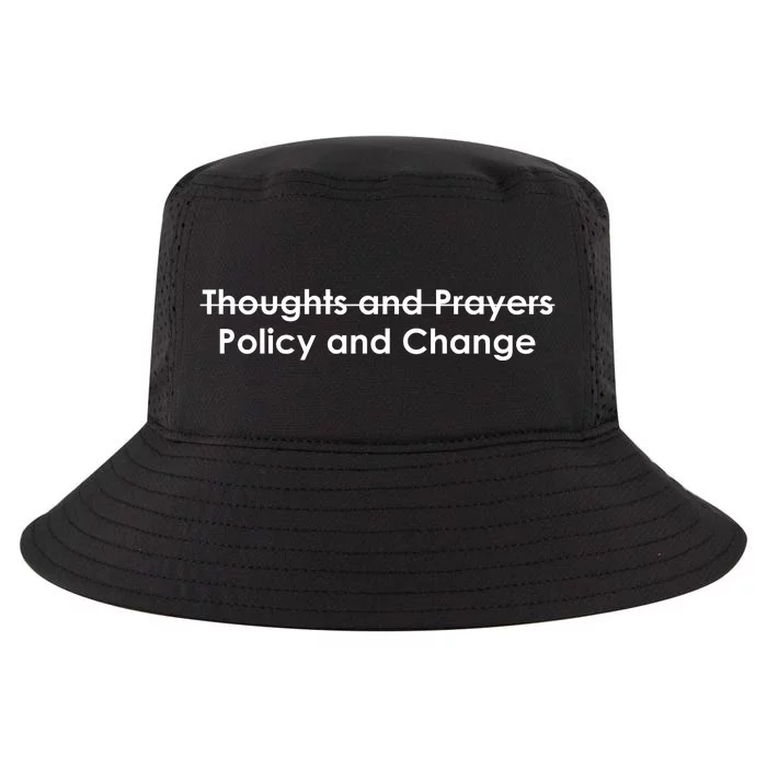 Thoughts And Prayers, Policy And Change Cool Comfort Performance Bucket Hat