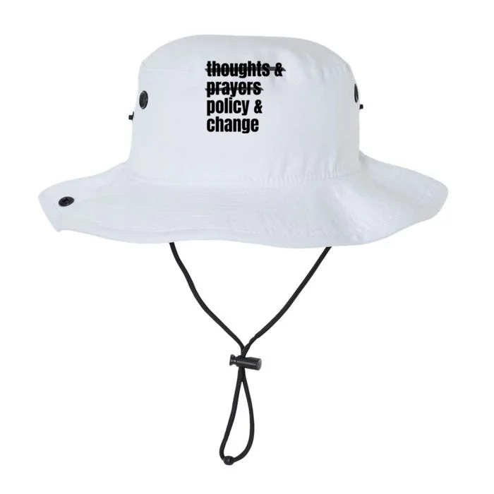 Thoughts And Prayers Policy And Change Legacy Cool Fit Booney Bucket Hat