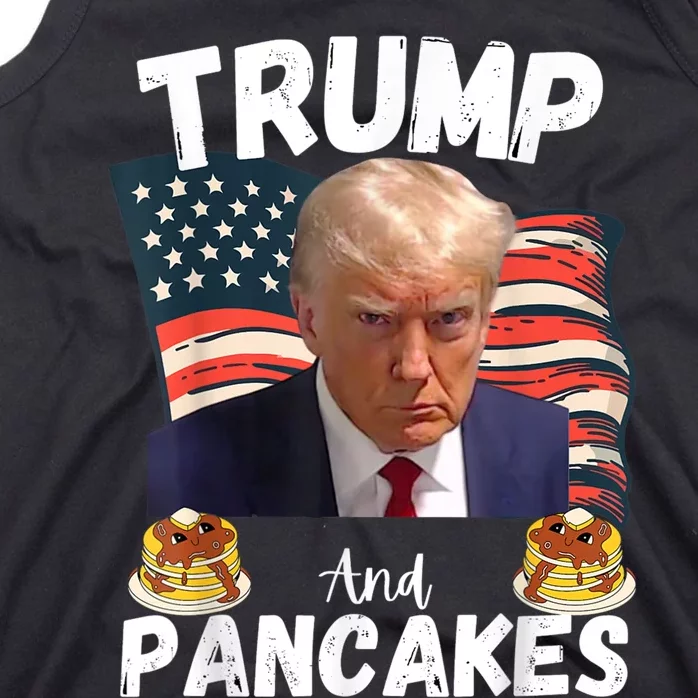 Trump And Pancakes Funny Political Donald Trump 2024 Tank Top