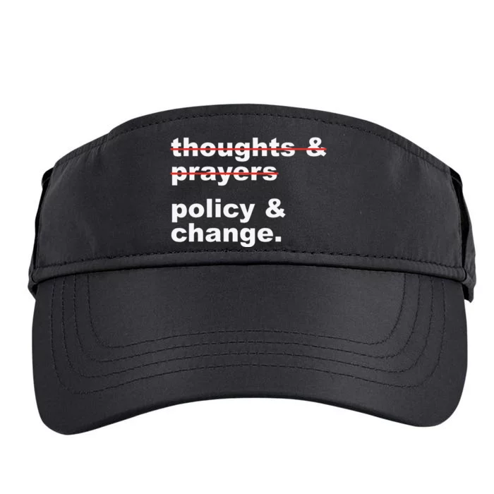 Thoughts And Prayers Policy And Change Human Rights Adult Drive Performance Visor