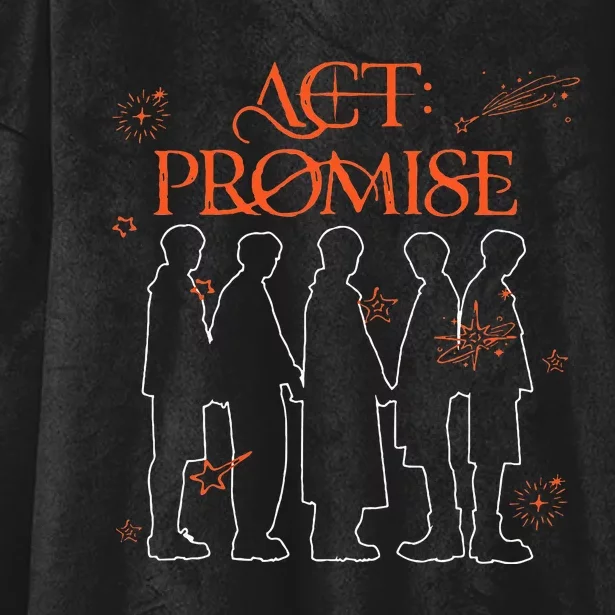 Tomorrow Act Promise Hooded Wearable Blanket