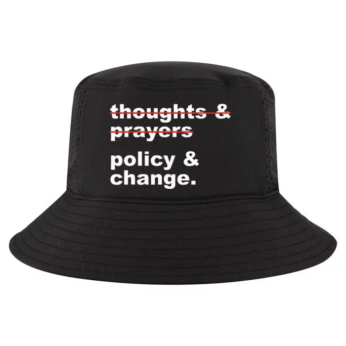 Thoughts And Prayers Policy And Change Human Rights Equality Cool Comfort Performance Bucket Hat