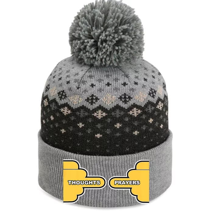 Thoughts And Prayers Premium The Baniff Cuffed Pom Beanie