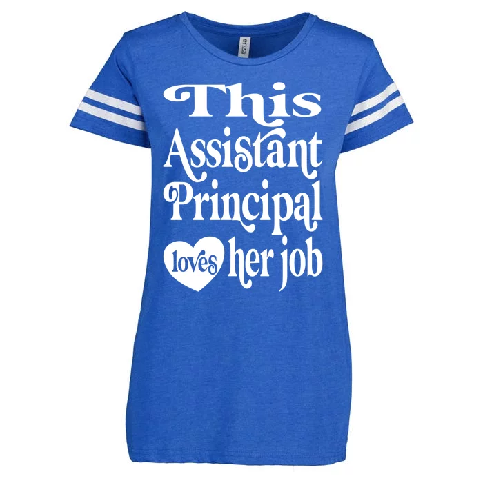 This Assistant Principal Loves Her Job Assistant Principals Gift Enza Ladies Jersey Football T-Shirt