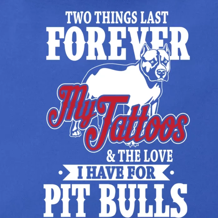 Tattoos And Pit Bulls Forever Inked Cool Gift Zip Tote Bag