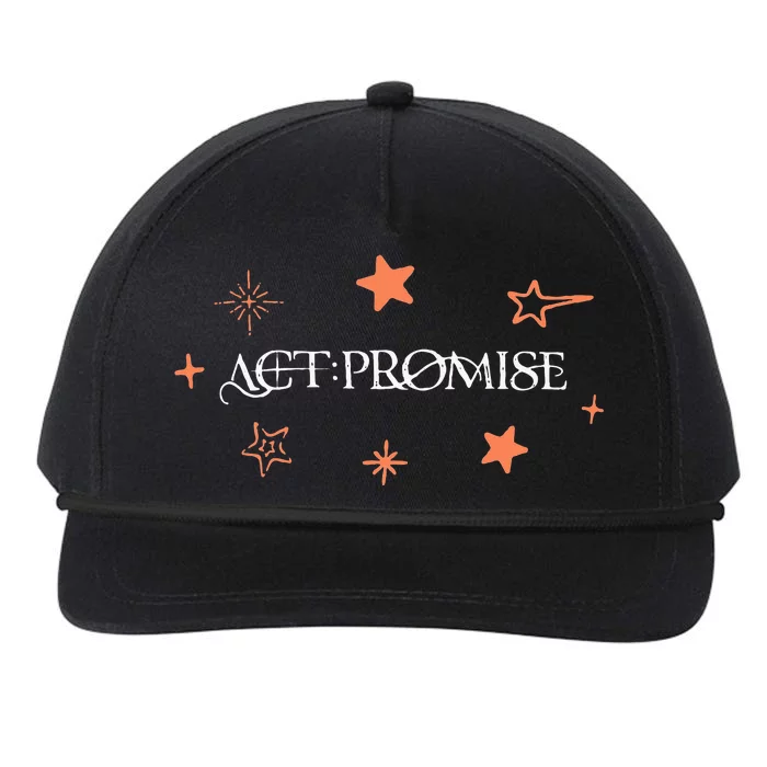 Txt Act Promise 2024 Tomorrow X Together Snapback Five-Panel Rope Hat