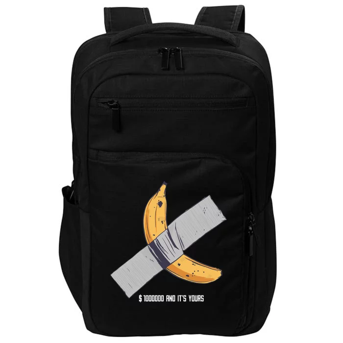 Taped Banana Funny Impact Tech Backpack