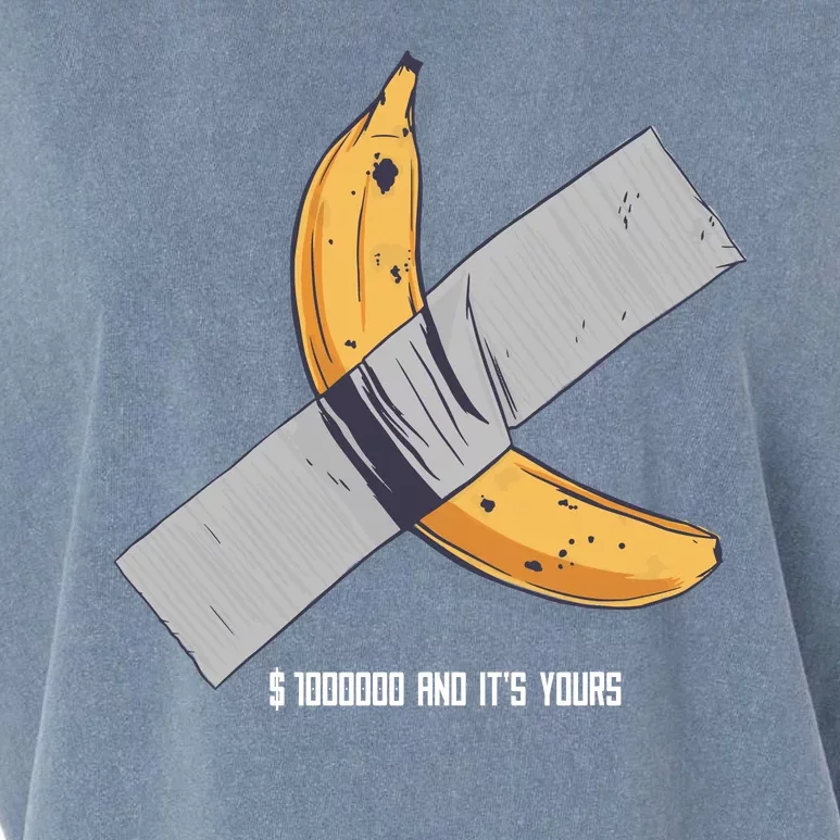 Taped Banana Funny Garment-Dyed Women's Muscle Tee