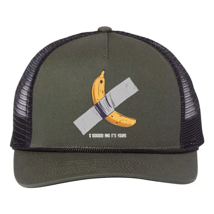 Taped Banana Funny Retro Rope Trucker Hat Cap