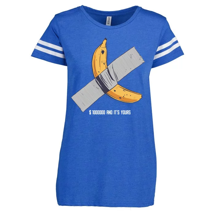 Taped Banana Funny Enza Ladies Jersey Football T-Shirt