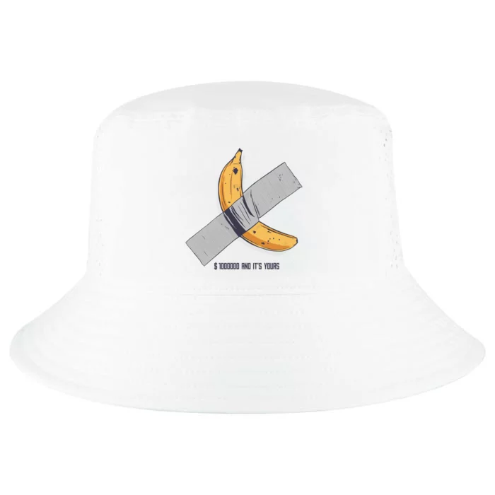 Taped Banana Funny Cool Comfort Performance Bucket Hat