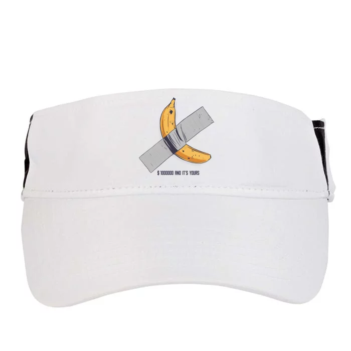 Taped Banana Funny Adult Drive Performance Visor